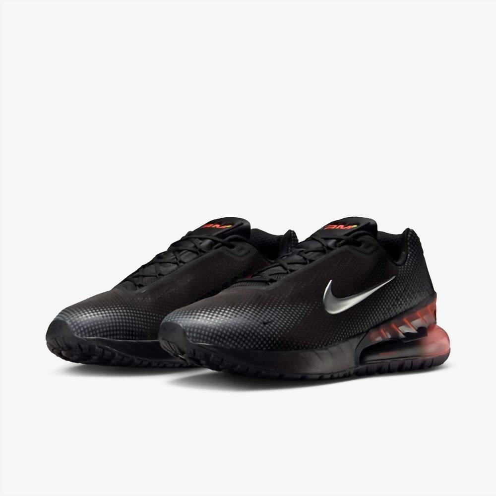 NEW NIKE women's air max phoenix shoes in black royal red